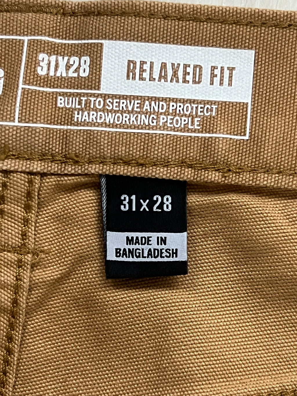 Carhartt baggy 5 pocket canvas- 31x28