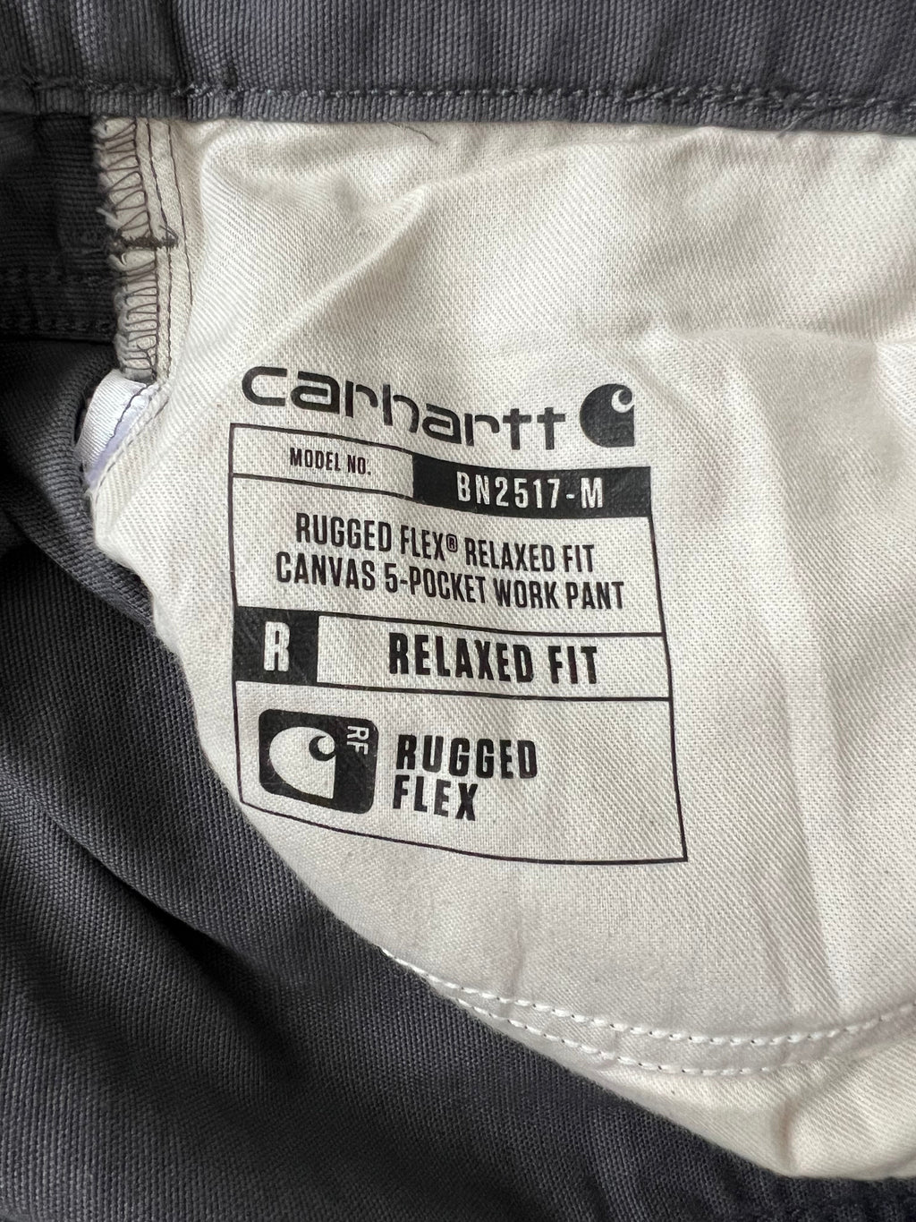 Carhartt 5 pocket canvas- 38x28