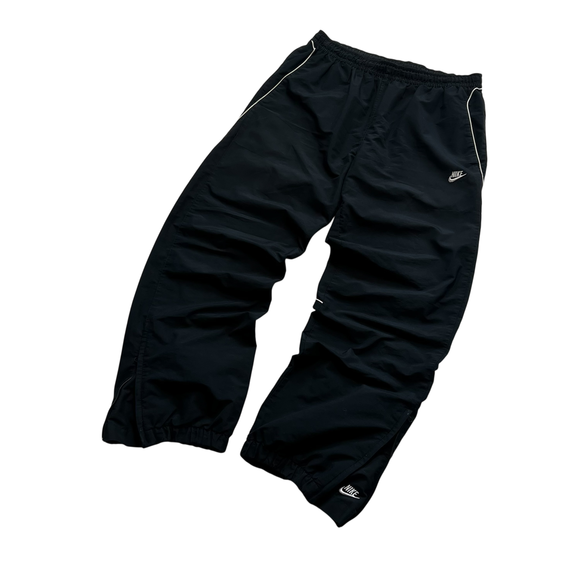 Nike vintage double swoosh trackpants (L)
