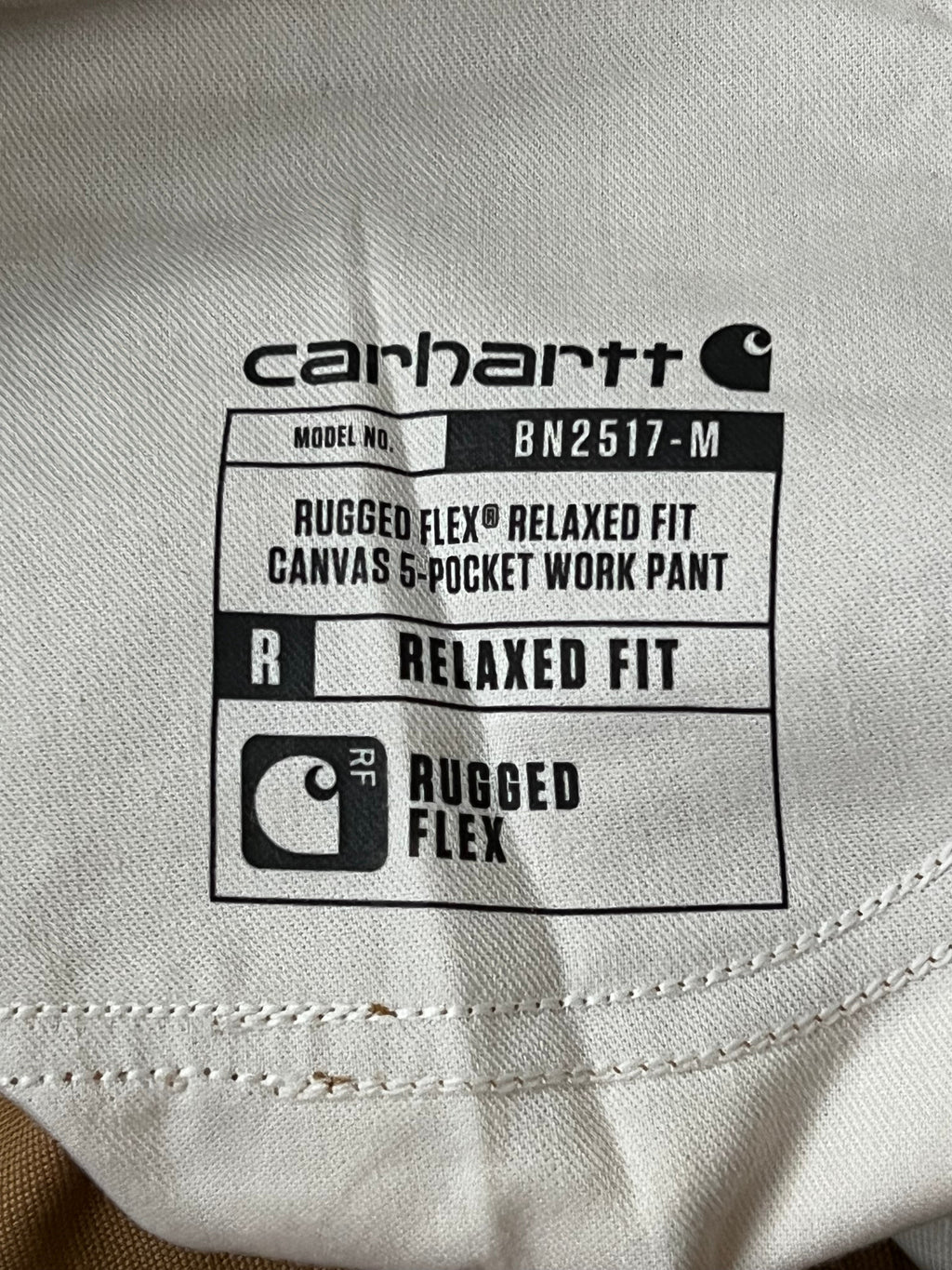Carhartt canvas 5 pocket - 32x34