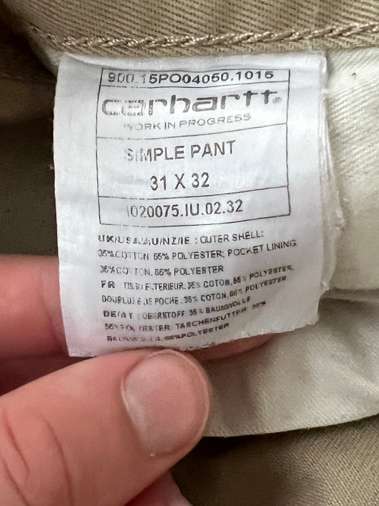 Blugi Carhartt chinos