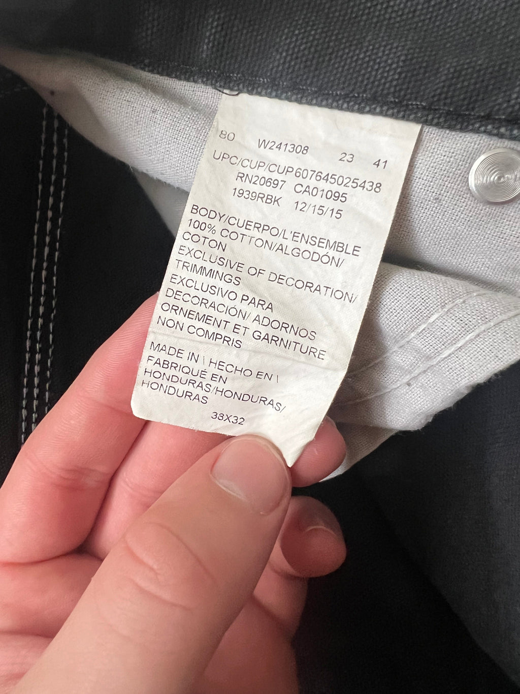 Dickies carpenter- 38x32